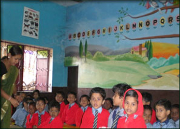 Primary students in class